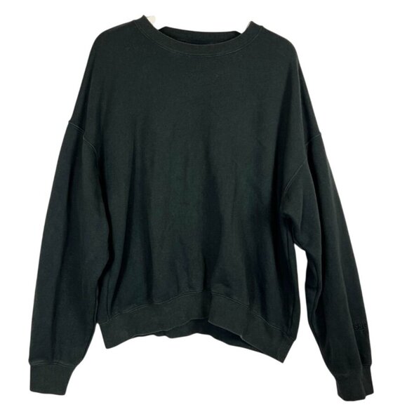 Essentials Fear Of God Black Oversized Sweatshirt M Cotton Blend Unisex - Picture 1 of 11